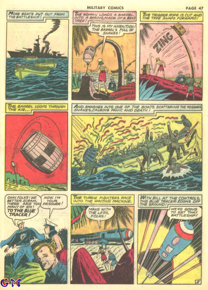 Military Comics #10 (Quality Comics), page 49. Public domain (US).