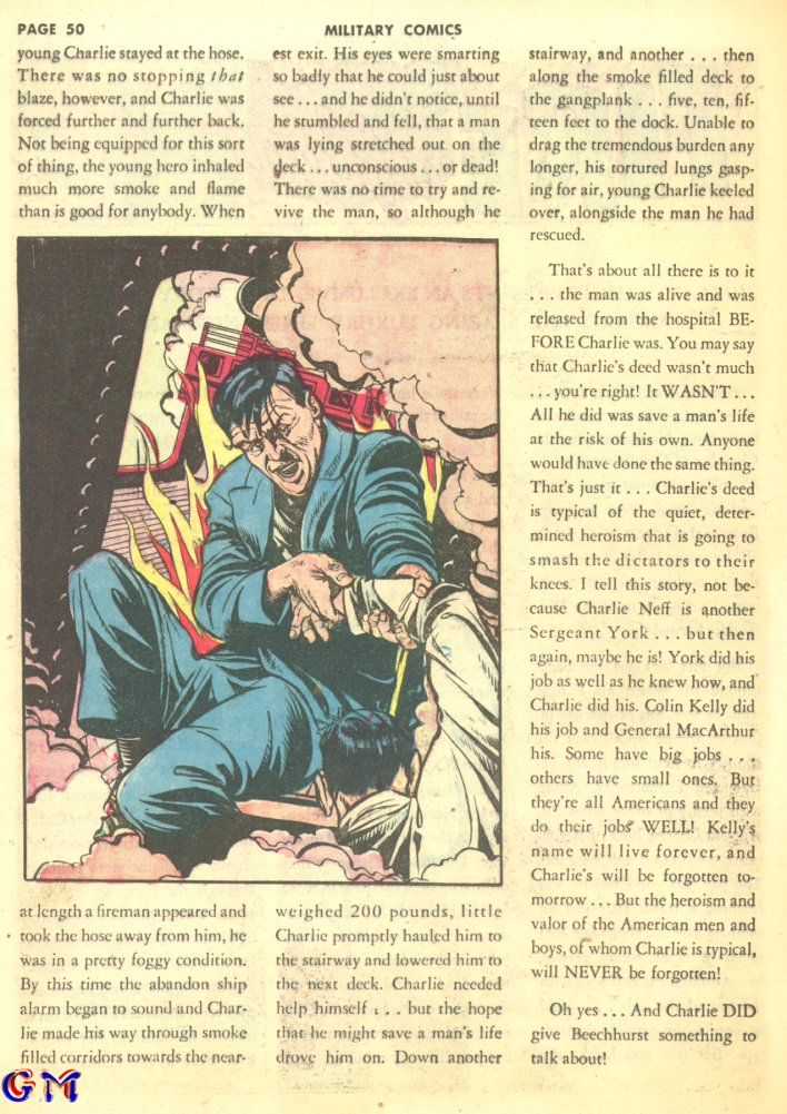 Military Comics #10 (Quality Comics), page 52. Public domain (US).