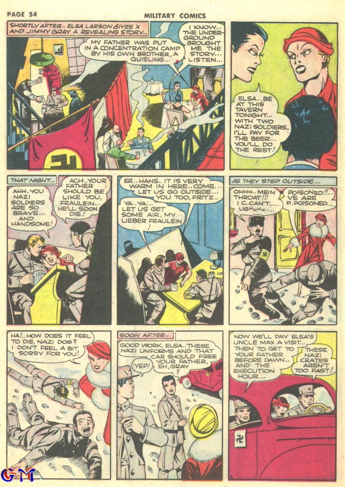 Military Comics #10 (Quality Comics), page 56. Public domain (US).