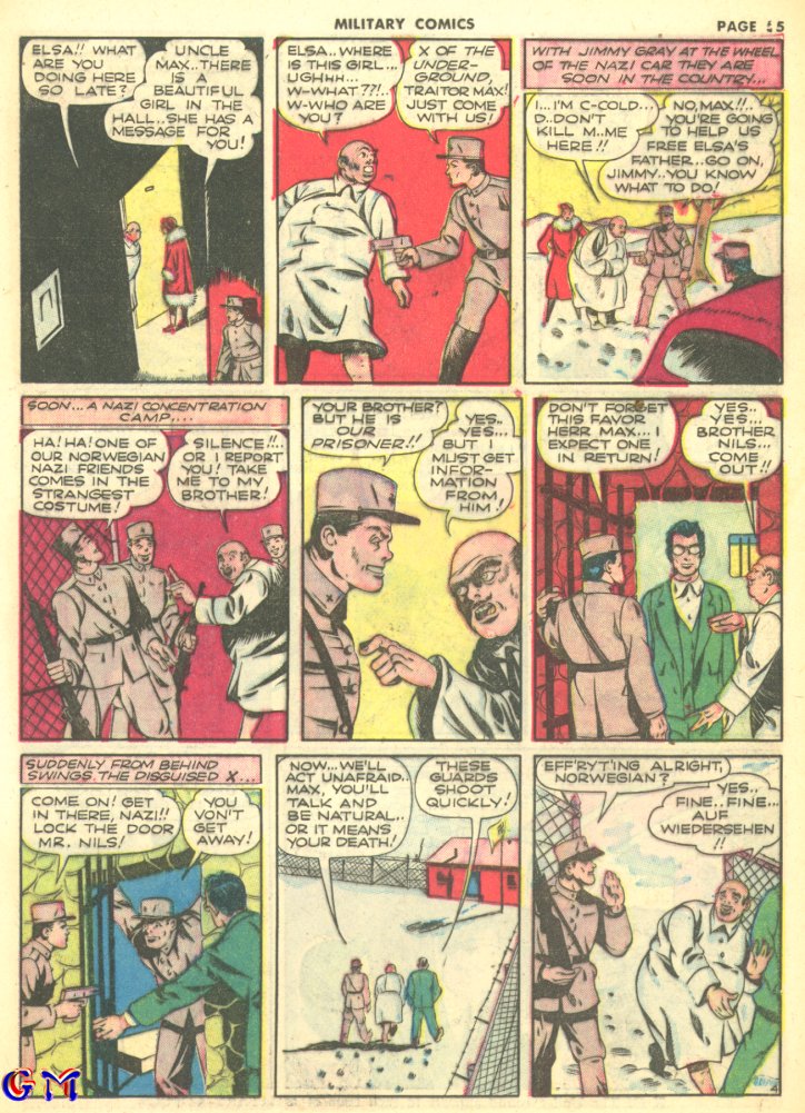 Military Comics #10 (Quality Comics), page 57. Public domain (US).