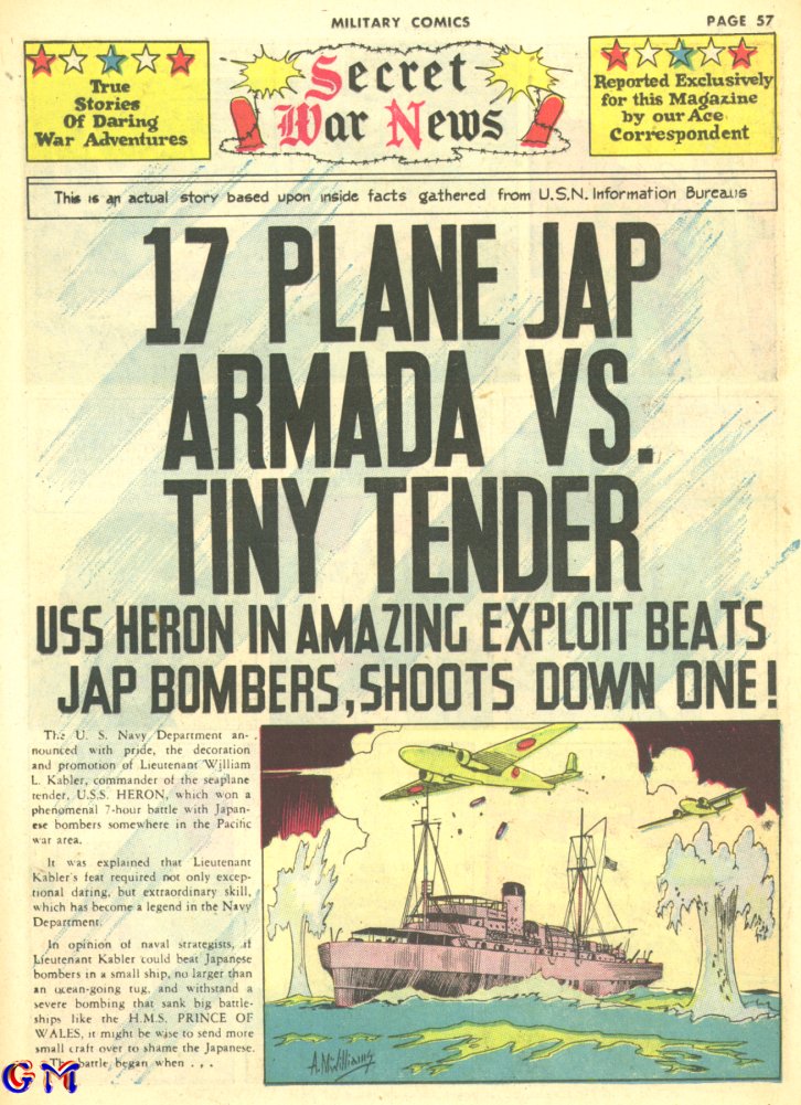 Military Comics #10 (Quality Comics), page 59. Public domain (US).