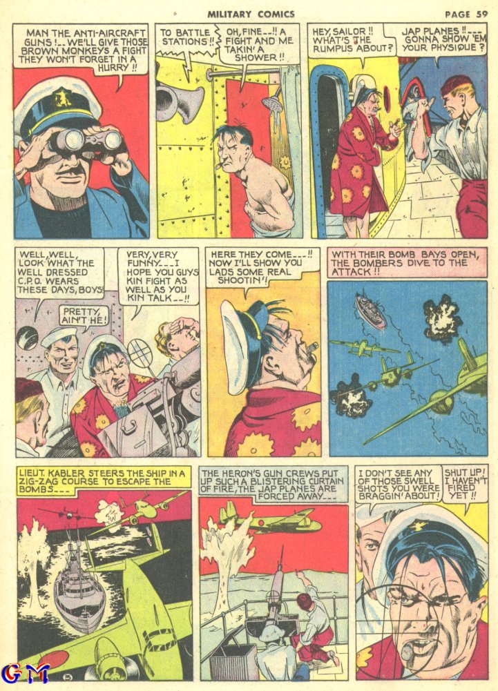 Military Comics #10 (Quality Comics), page 61. Public domain (US).