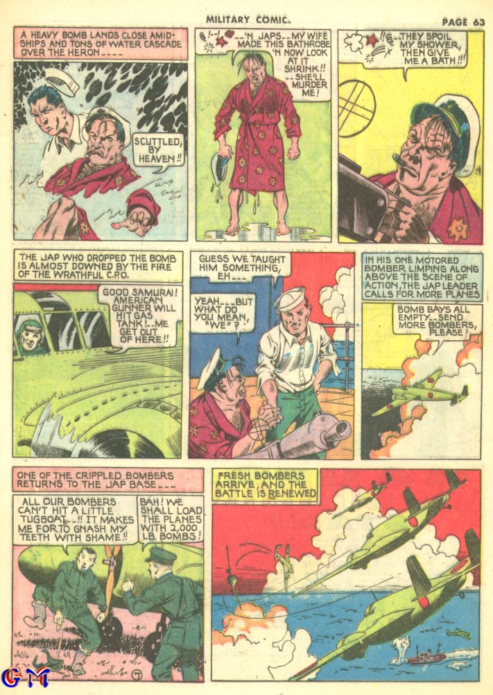 Military Comics #10 (Quality Comics), page 65. Public domain (US).