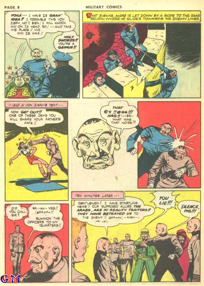 Military Comics #10 (Quality Comics), page 10. Public domain (US).