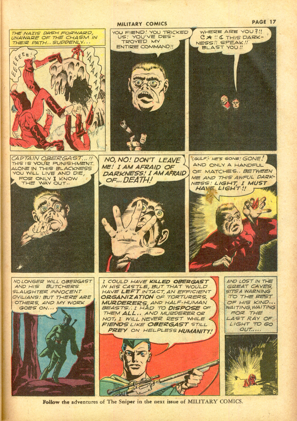 Military Comics #11 (Quality Comics), page 19. Public domain (US).