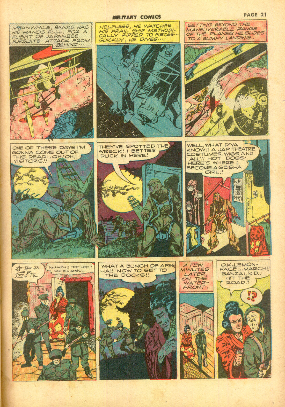Military Comics #11 (Quality Comics), page 23. Public domain (US).