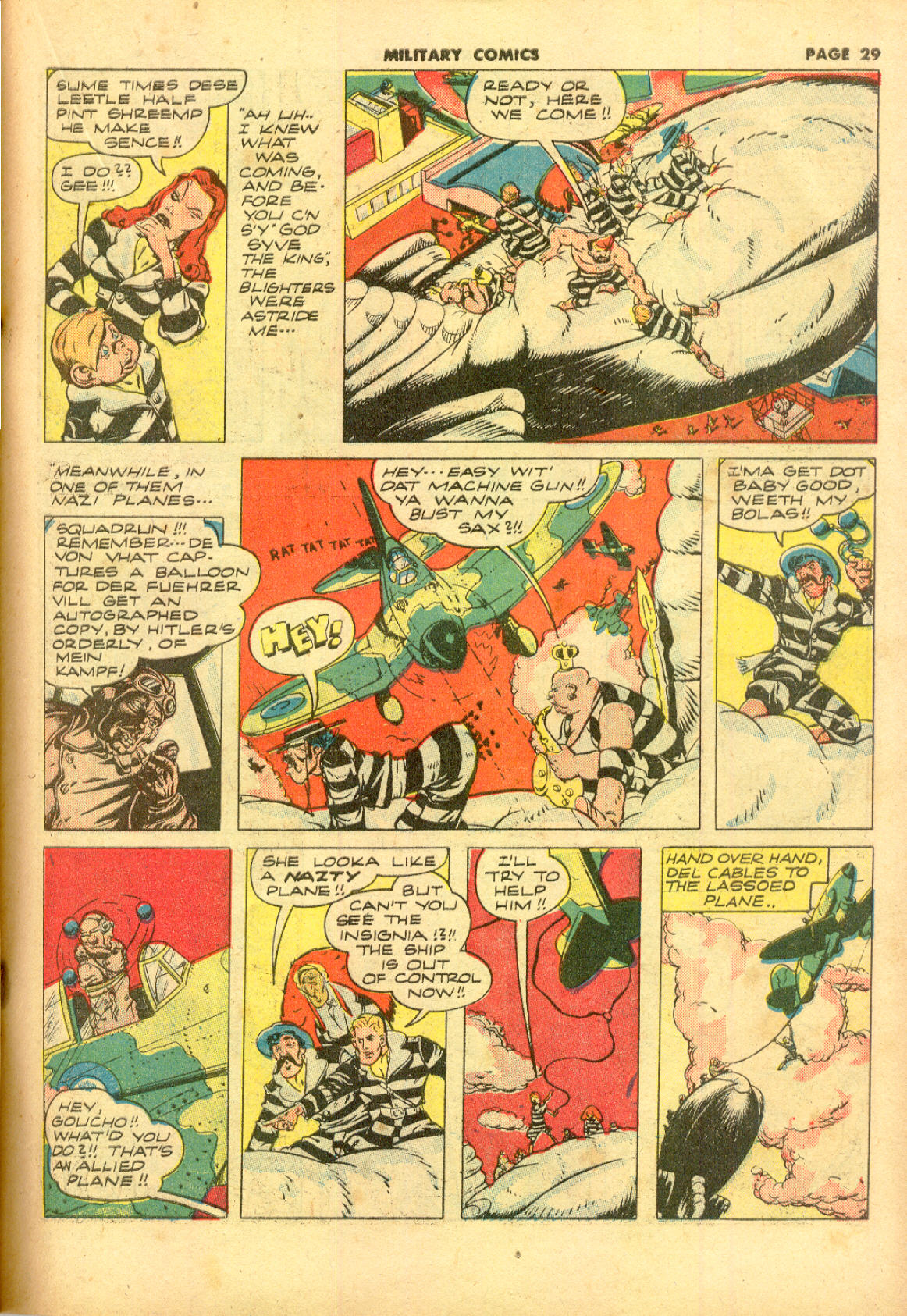 Military Comics #11 (Quality Comics), page 31. Public domain (US).