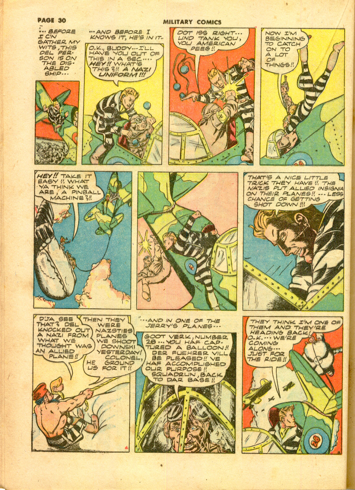 Military Comics #11 (Quality Comics), page 32. Public domain (US).