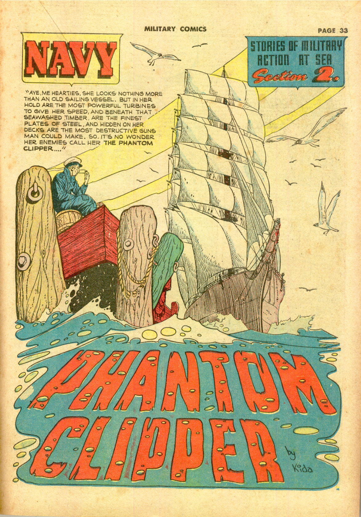 Military Comics #11 (Quality Comics), page 35. Public domain (US).