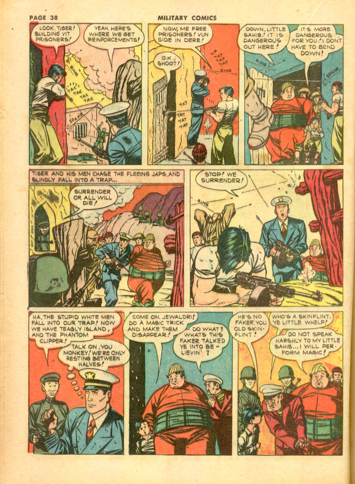 Military Comics #11 (Quality Comics), page 40. Public domain (US).