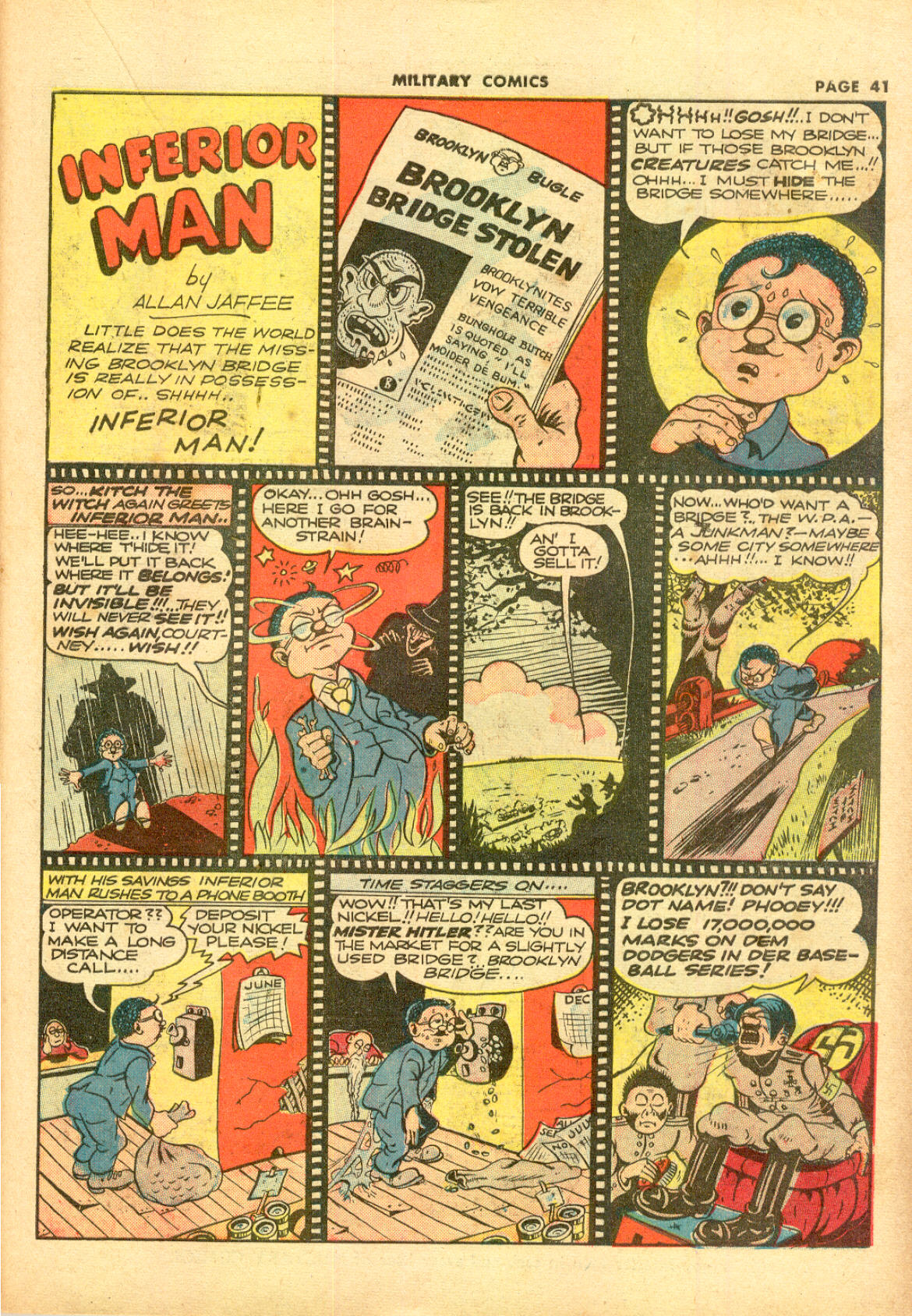 Military Comics #11 (Quality Comics), page 43. Public domain (US).