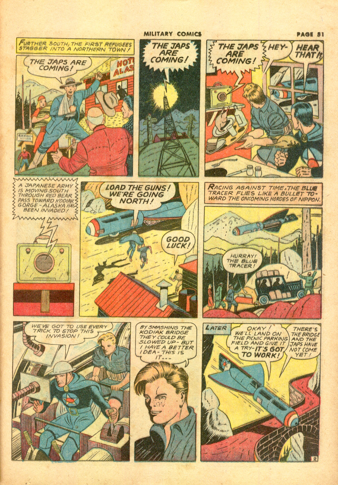 Military Comics #11 (Quality Comics), page 53. Public domain (US).