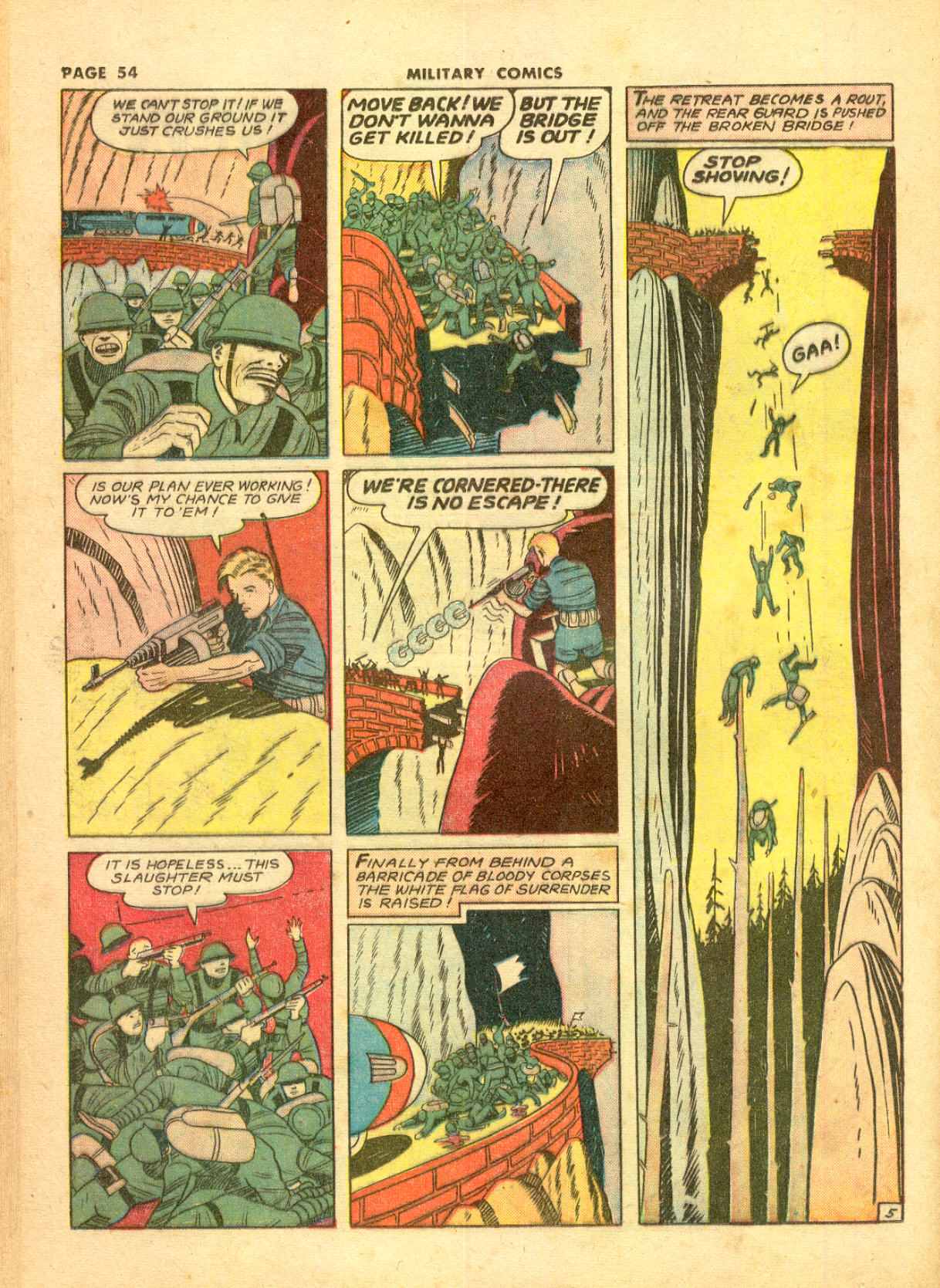 Military Comics #11 (Quality Comics), page 56. Public domain (US).