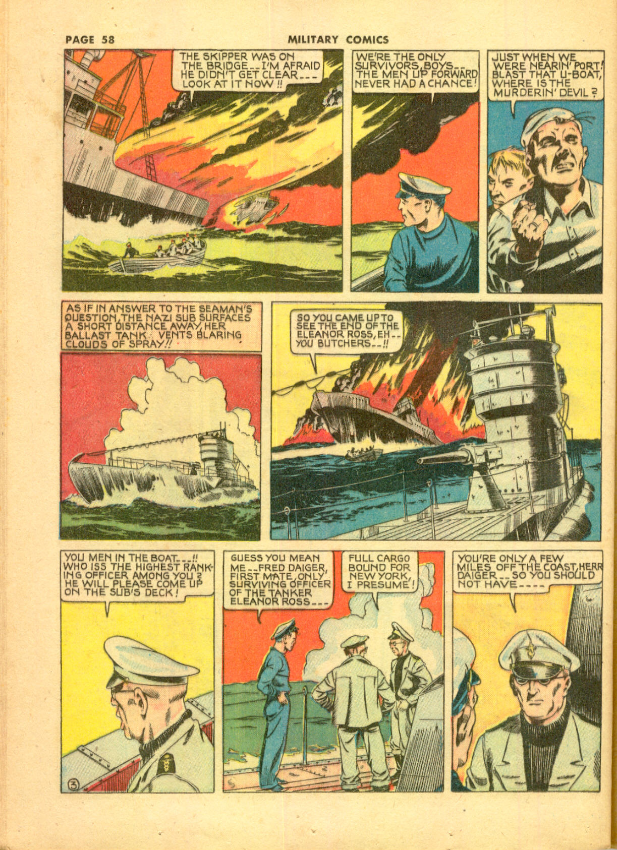 Military Comics #11 (Quality Comics), page 60. Public domain (US).