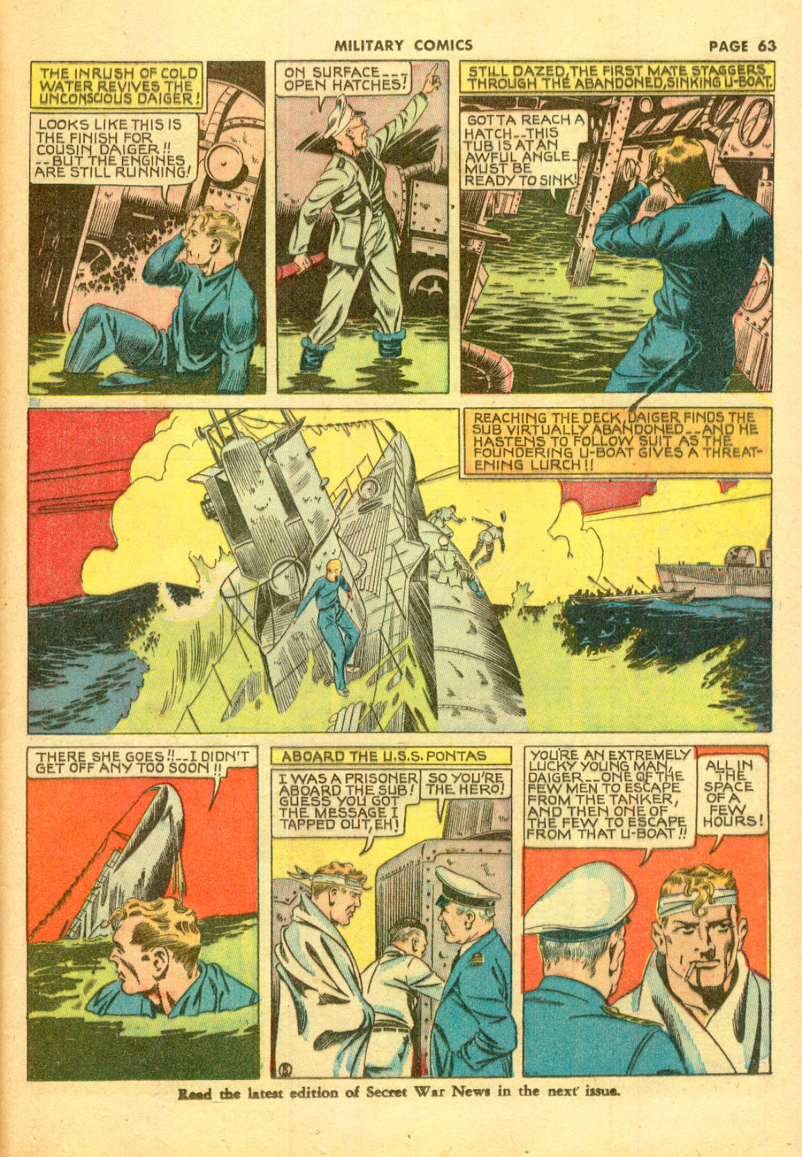 Military Comics #11 (Quality Comics), page 65. Public domain (US).