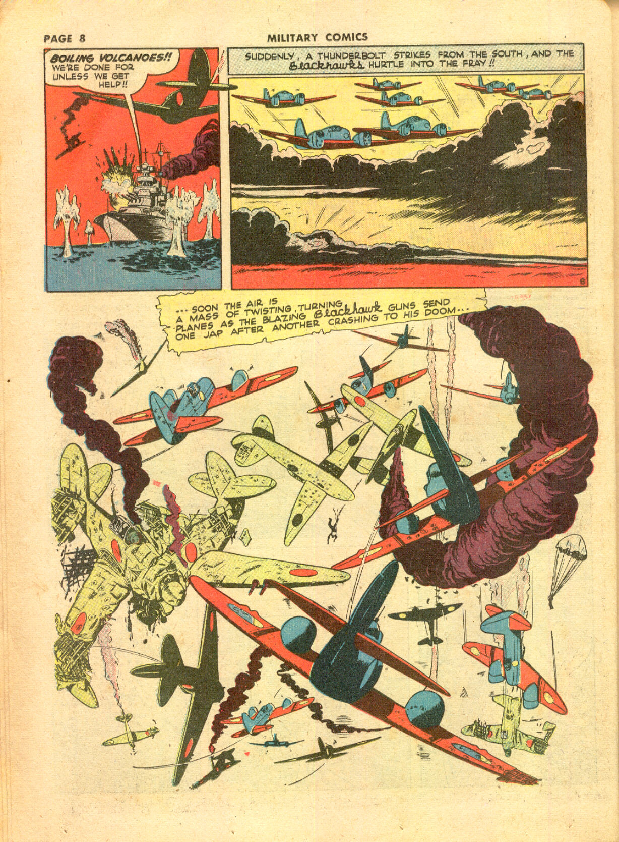 Military Comics #11 (Quality Comics), page 10. Public domain (US).