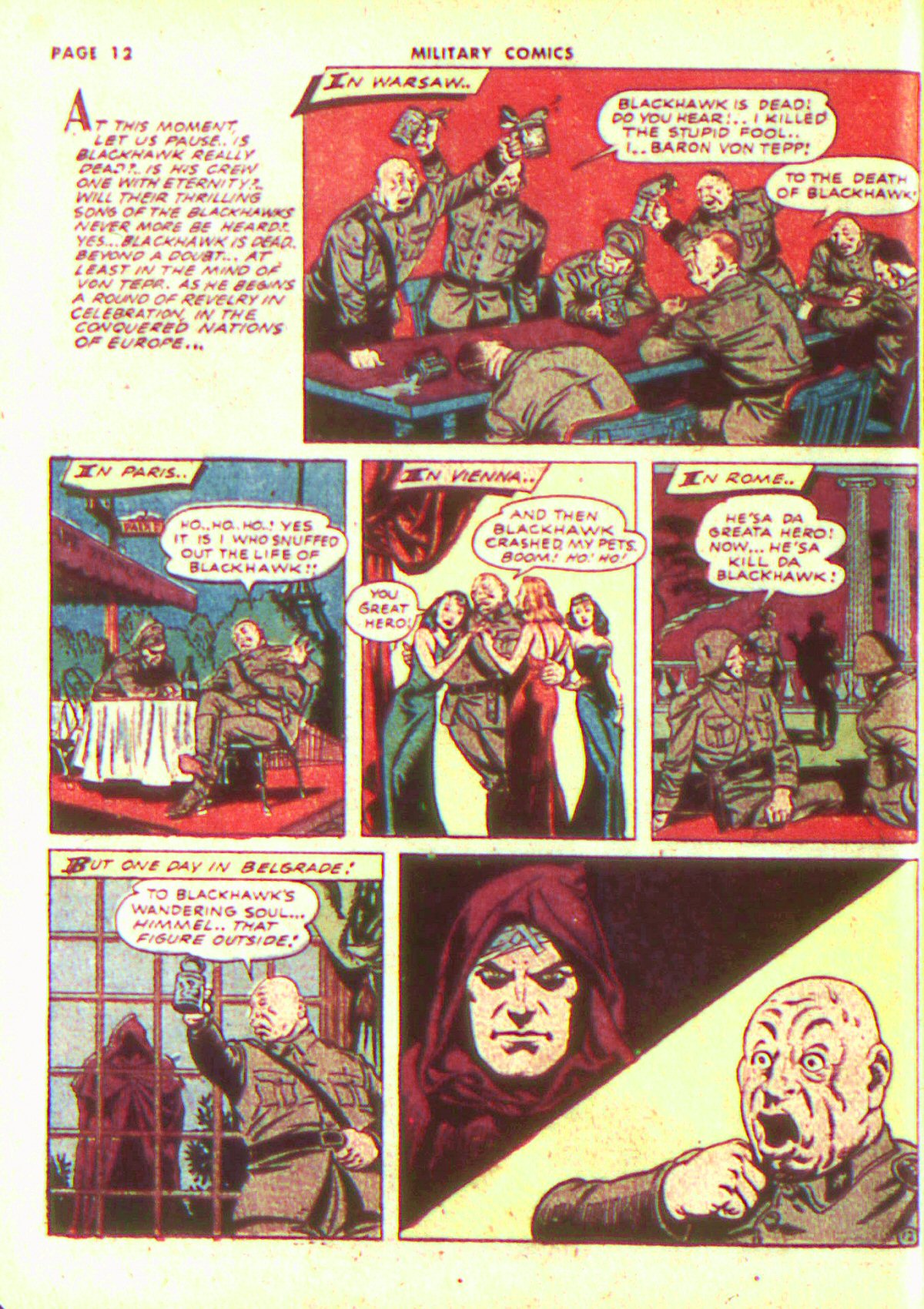 Military Comics #13 (Quality Comics), page 14. Public domain (US).