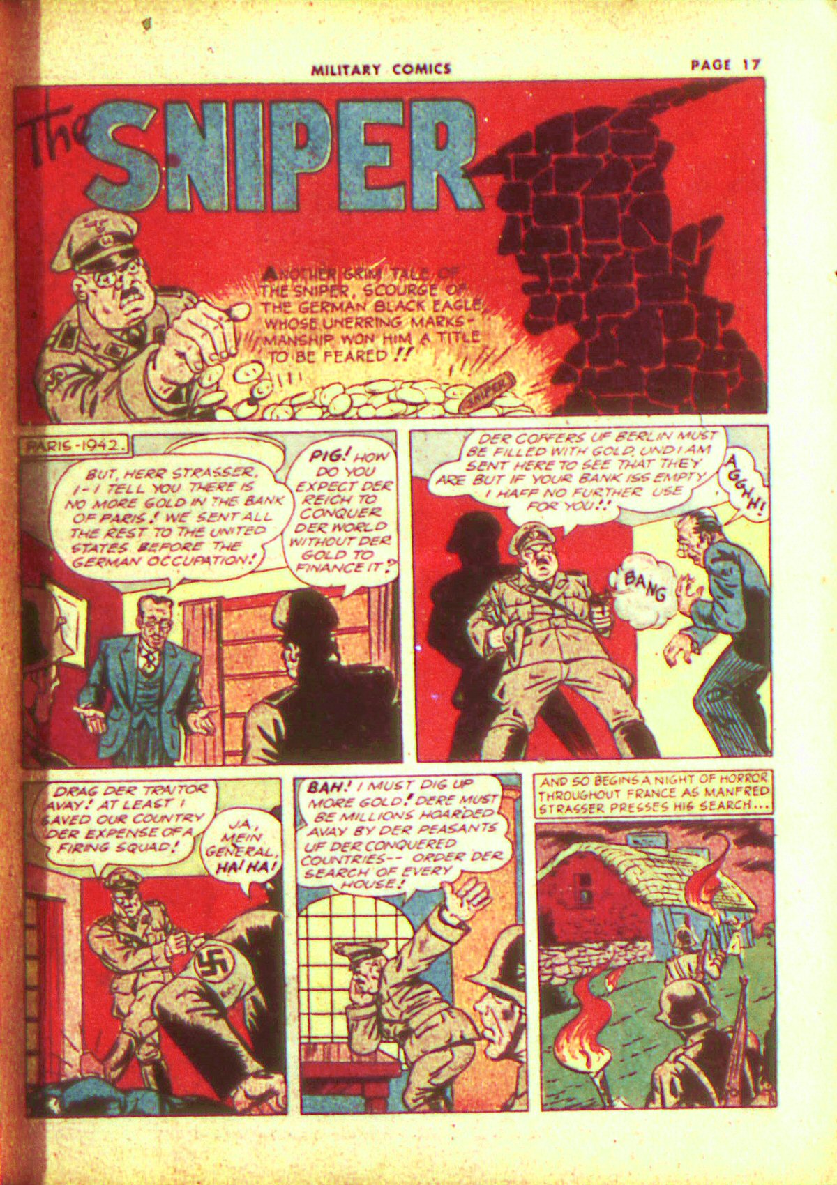 Military Comics #13 (Quality Comics), page 19. Public domain (US).