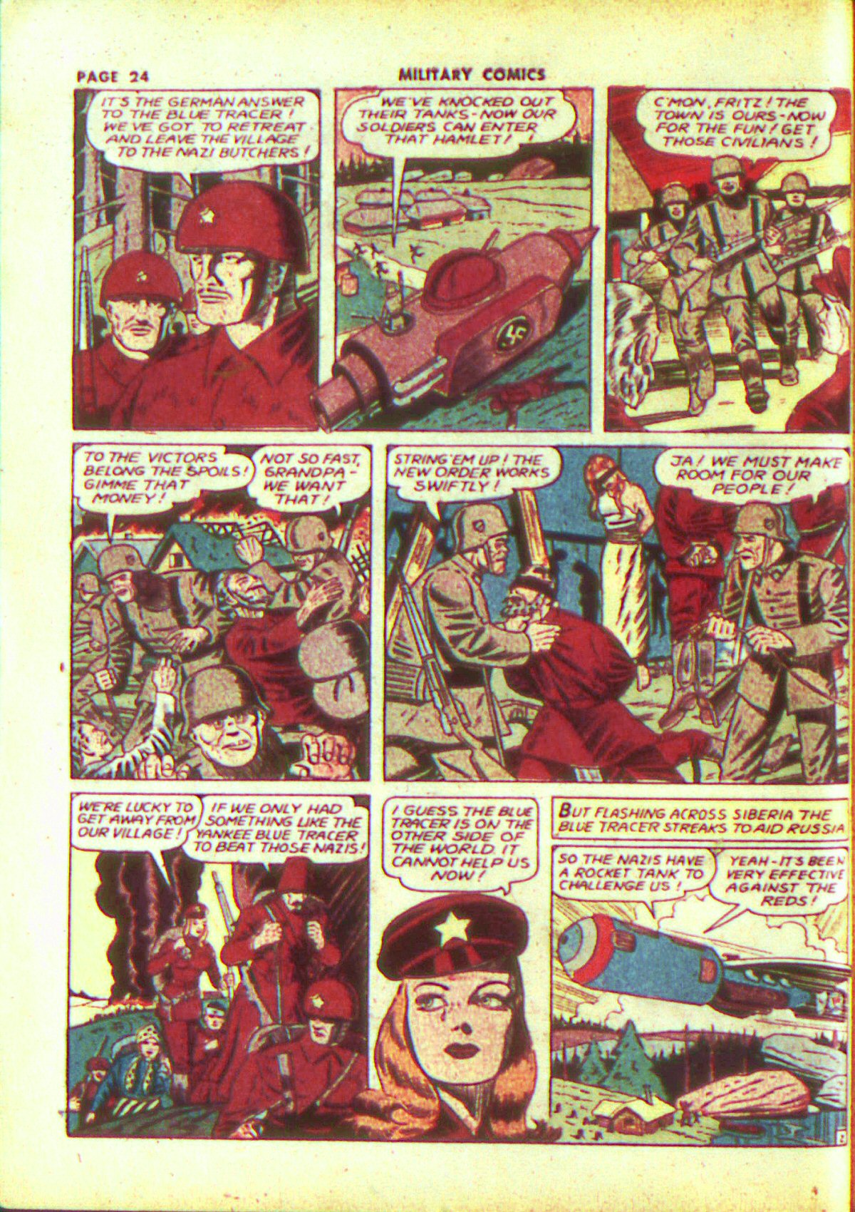 Military Comics #13 (Quality Comics), page 26. Public domain (US).