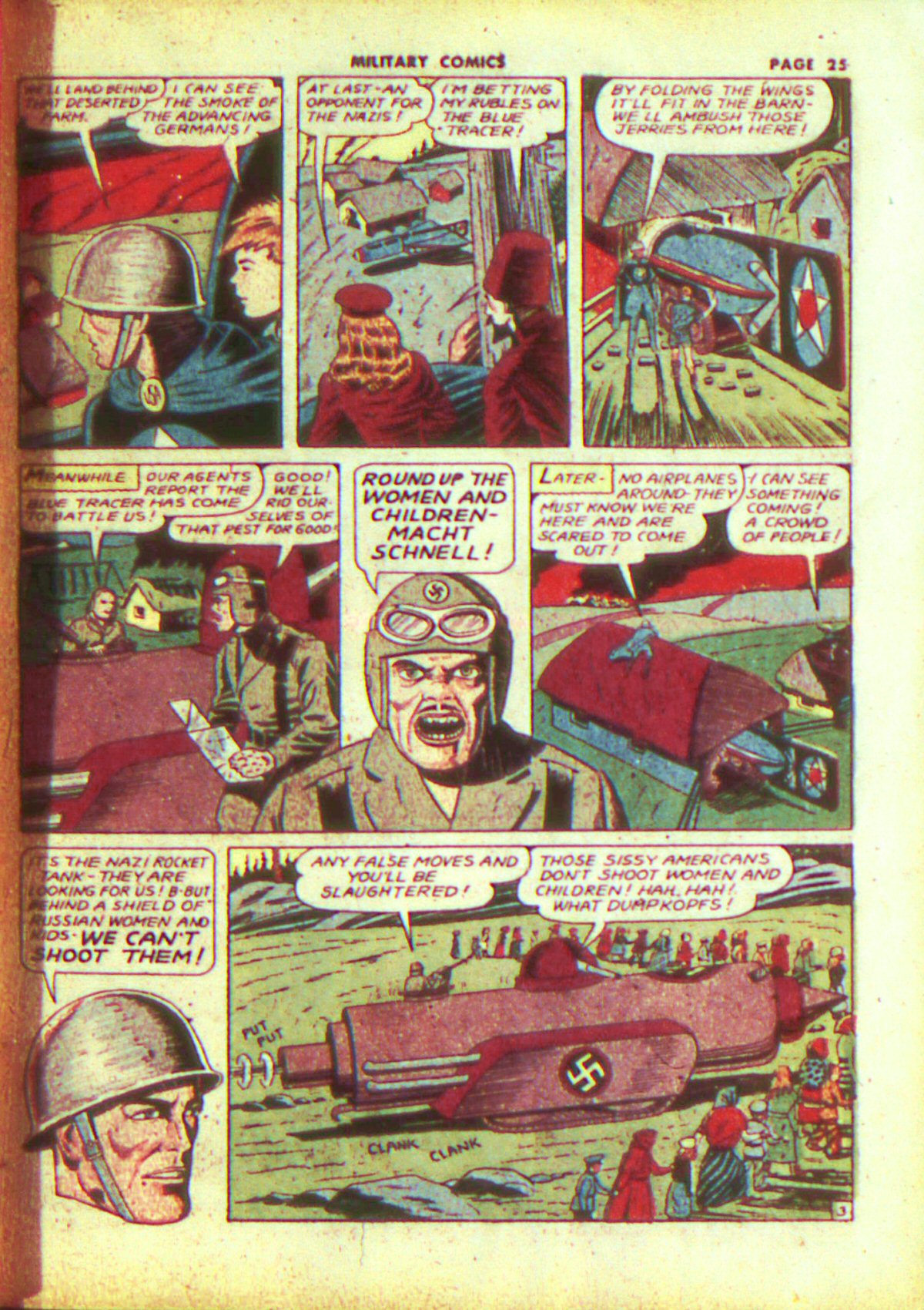 Military Comics #13 (Quality Comics), page 27. Public domain (US).