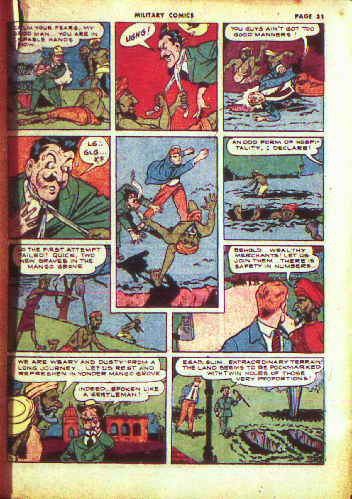 Military Comics #13 (Quality Comics), page 33. Public domain (US).