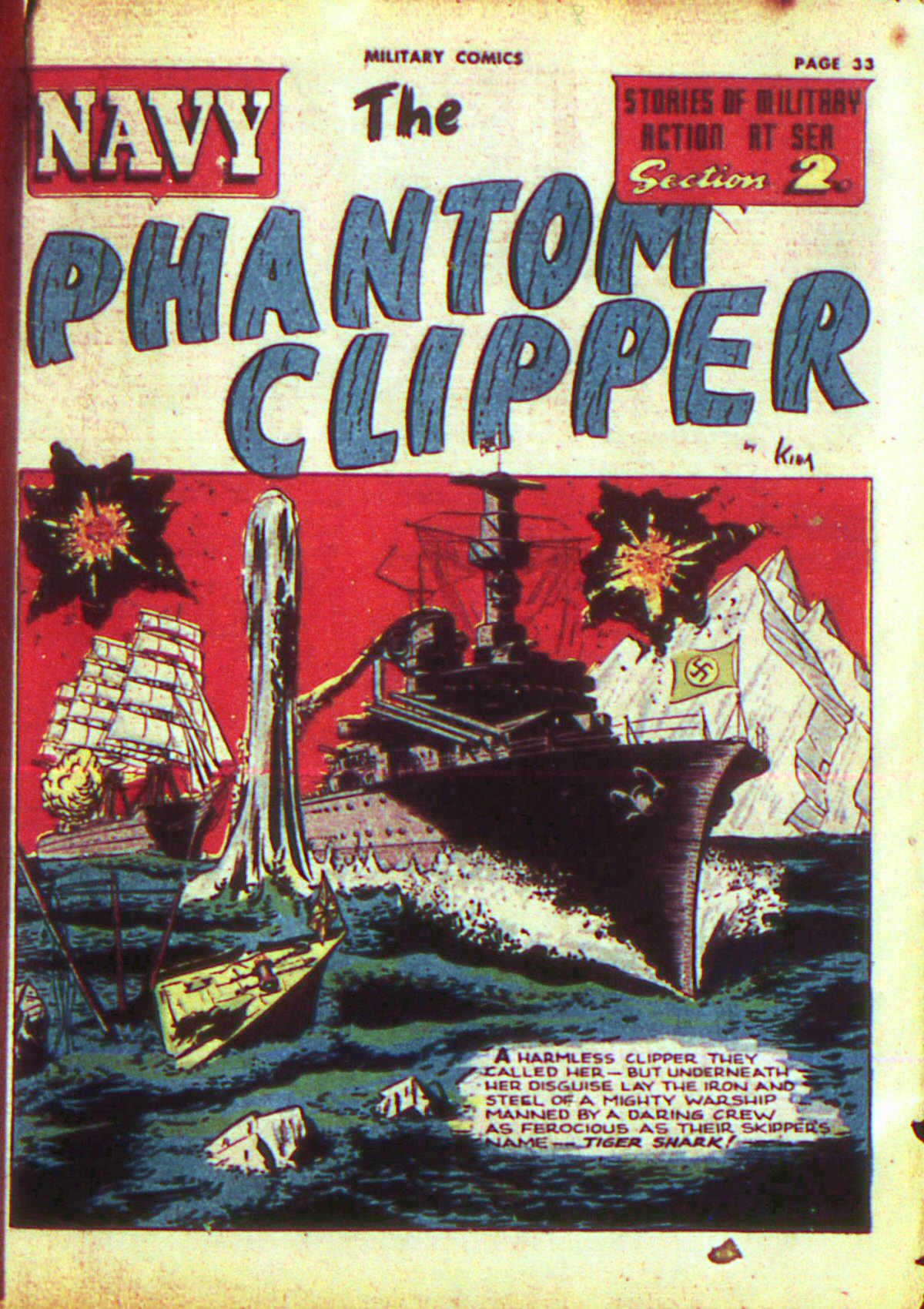 Military Comics #13 (Quality Comics), page 35. Public domain (US).