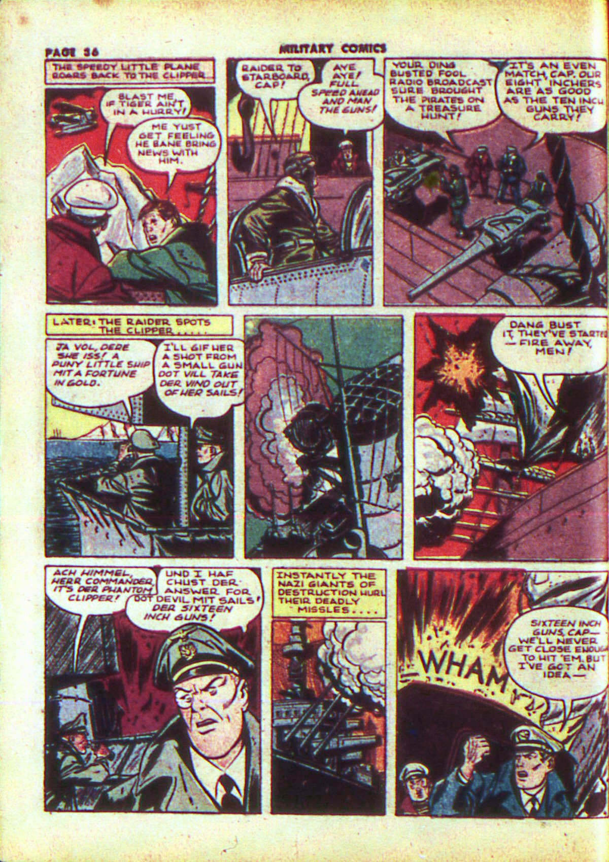 Military Comics #13 (Quality Comics), page 38. Public domain (US).