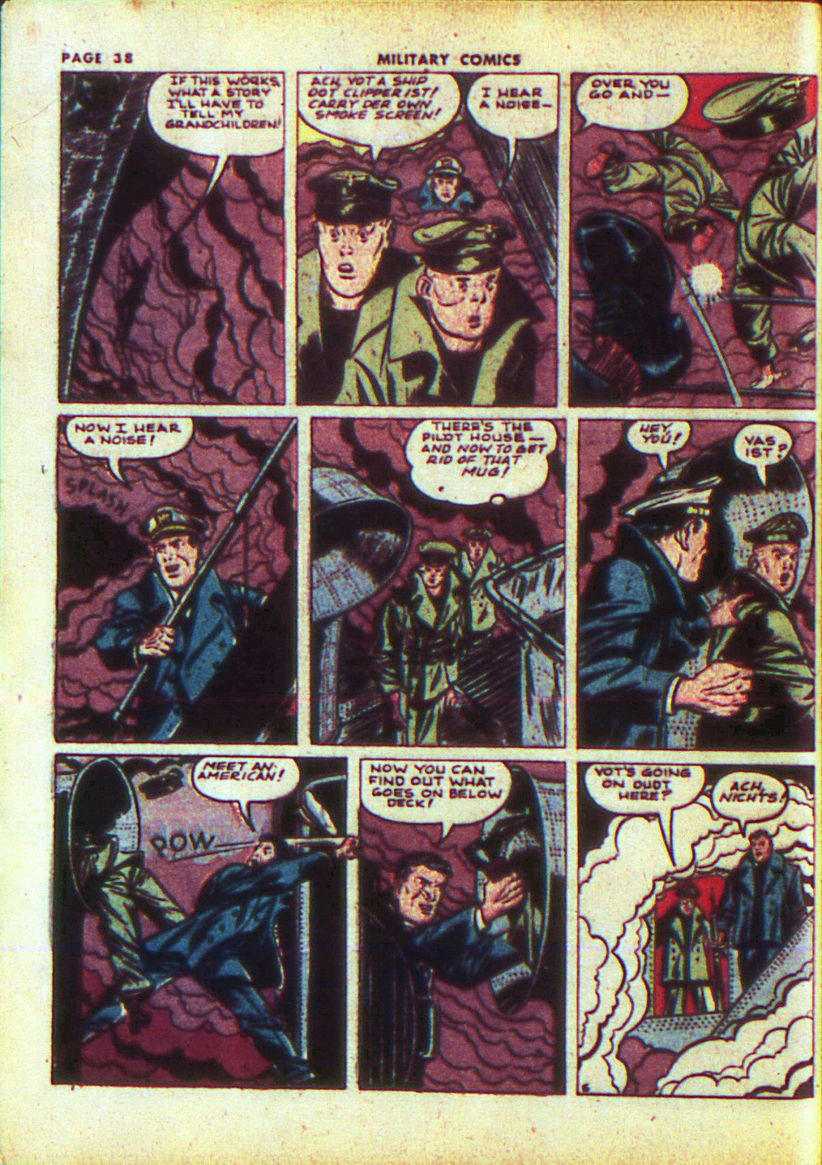 Military Comics #13 (Quality Comics), page 40. Public domain (US).