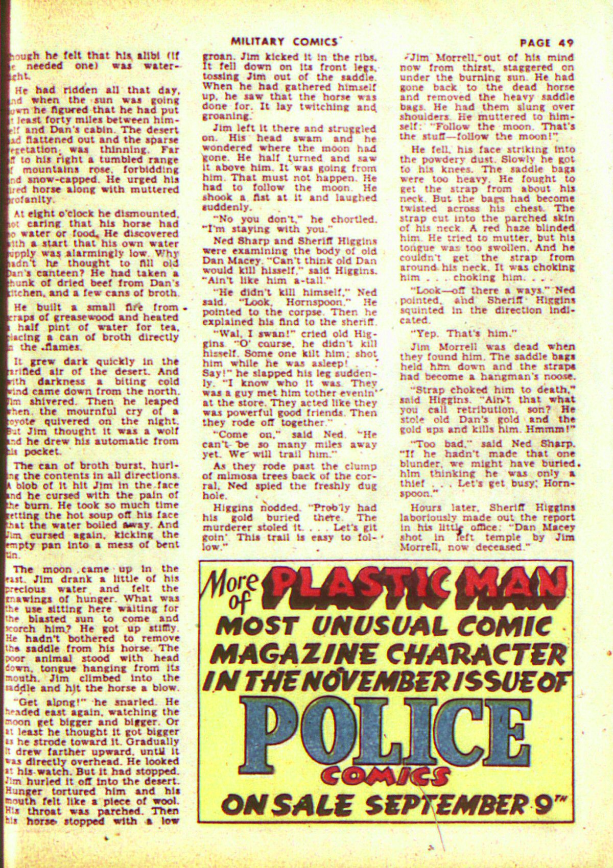 Military Comics #13 (Quality Comics), page 51. Public domain (US).