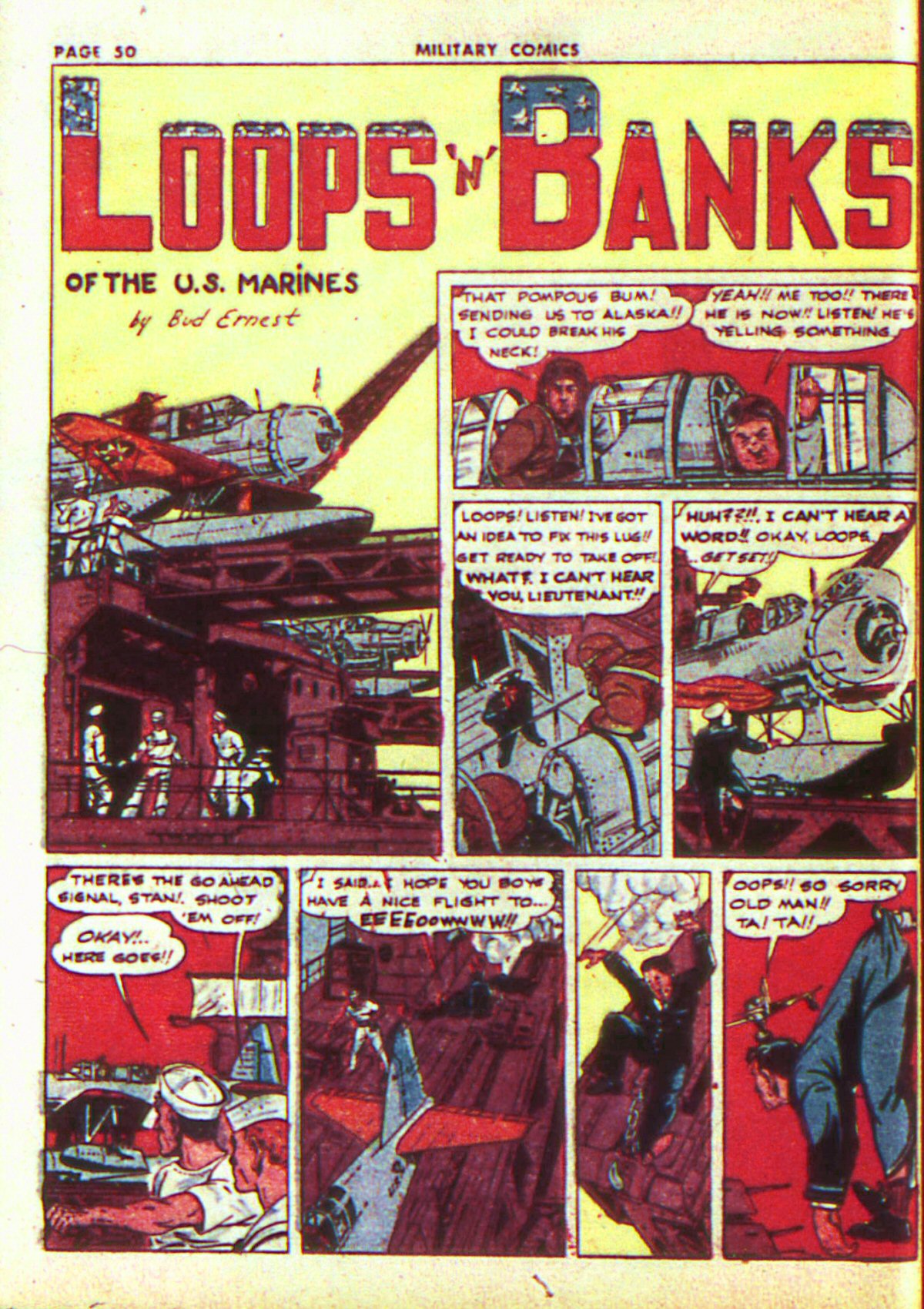 Military Comics #13 (Quality Comics), page 52. Public domain (US).