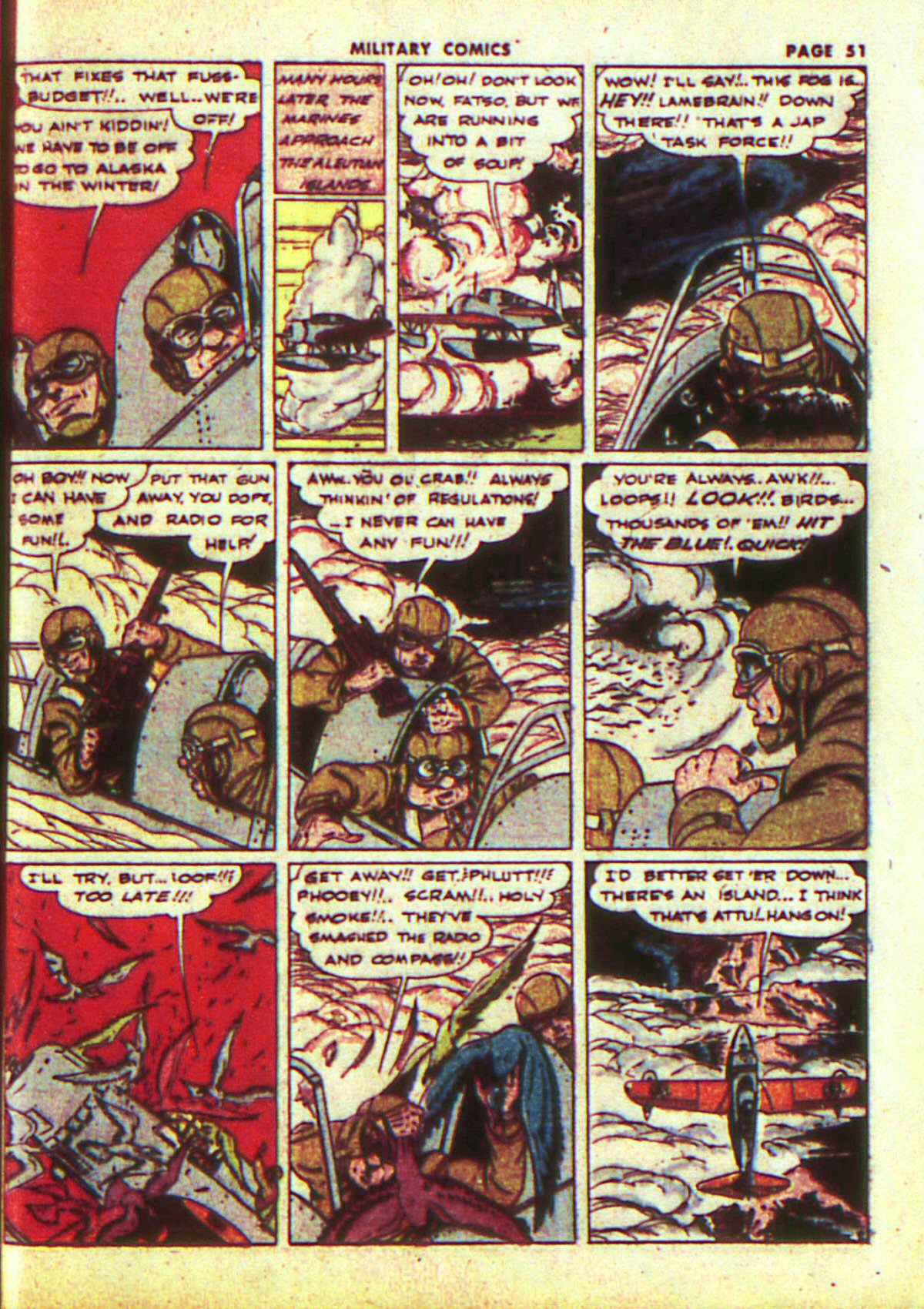 Military Comics #13 (Quality Comics), page 53. Public domain (US).
