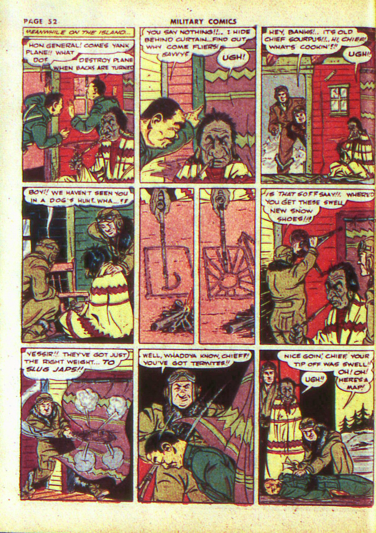 Military Comics #13 (Quality Comics), page 54. Public domain (US).