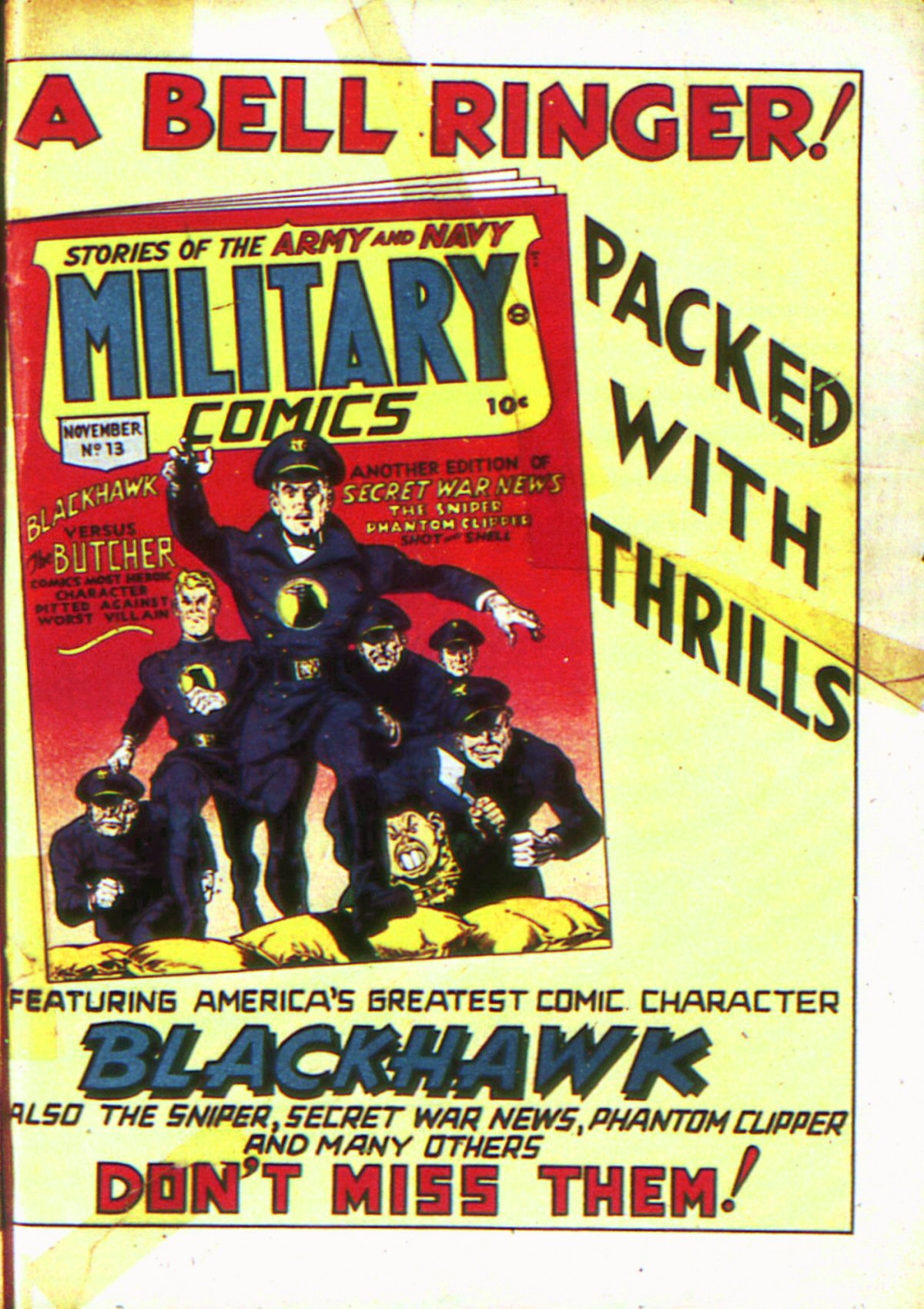Military Comics #13 (Quality Comics), page 67. Public domain (US).