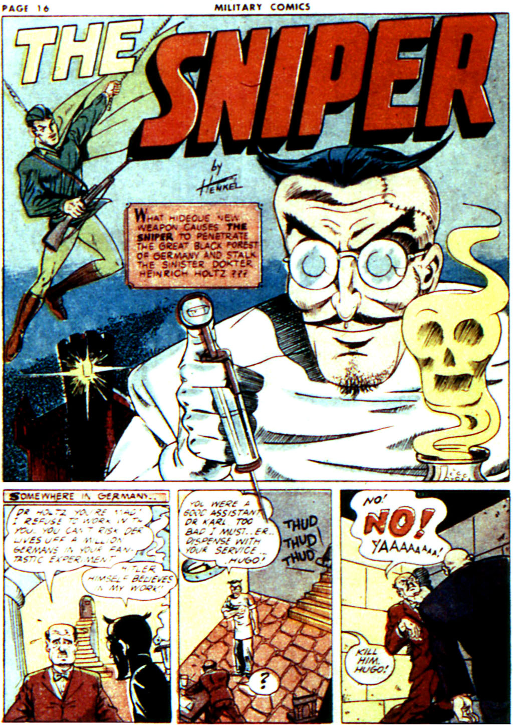 Military Comics #14 (Quality Comics), page 18. Public domain (US).