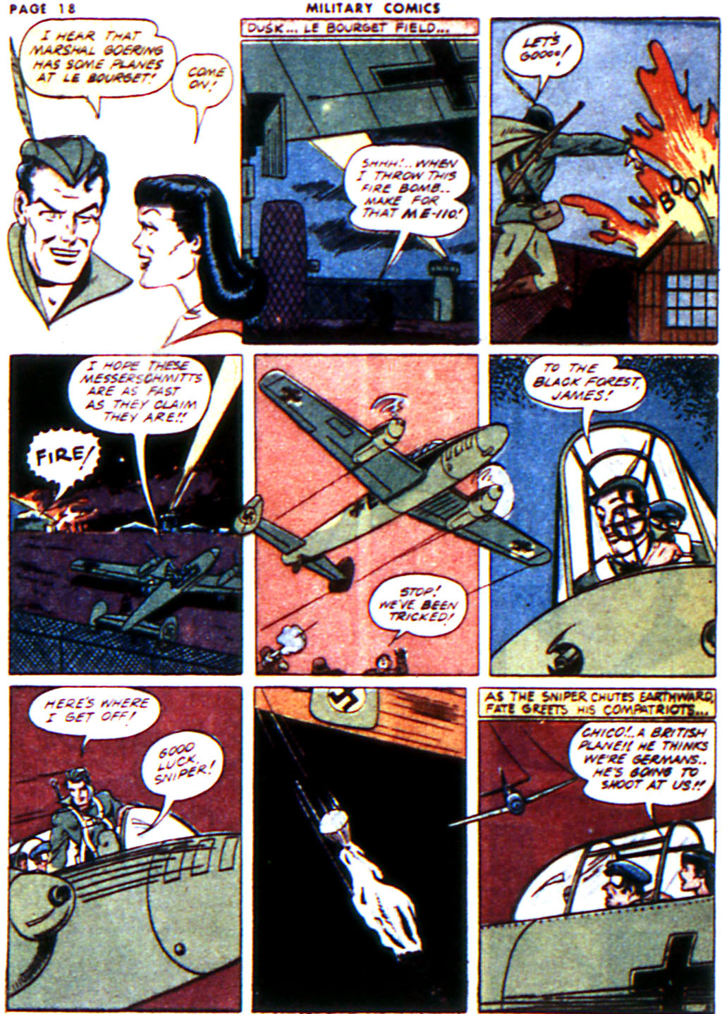 Military Comics #14 (Quality Comics), page 20. Public domain (US).