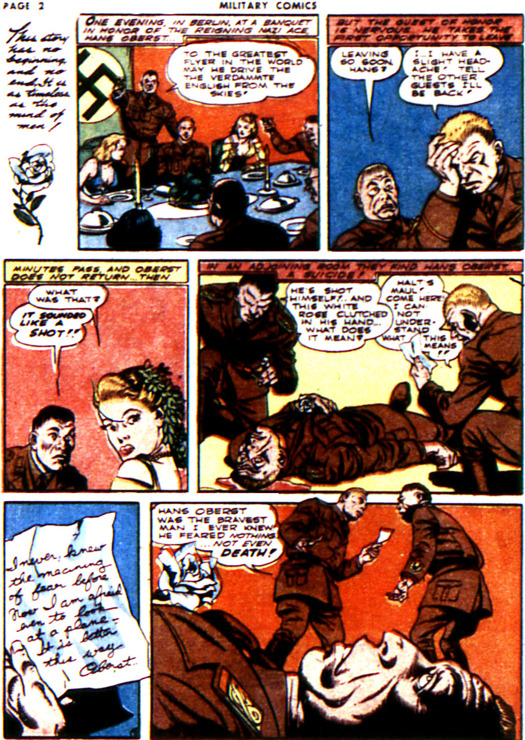 Military Comics #14 (Quality Comics), page 4. Public domain (US).