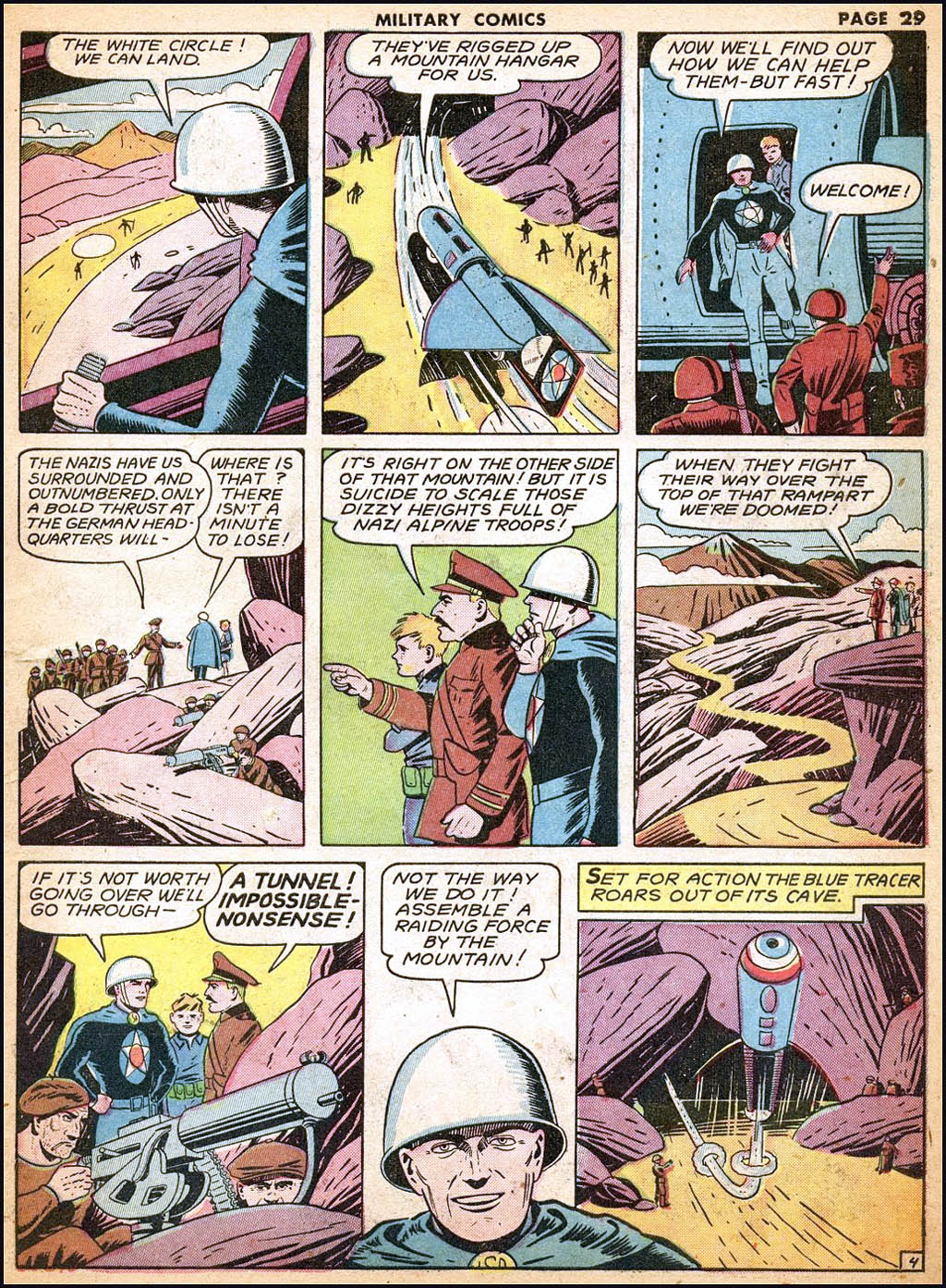 Military Comics #14 (Quality Comics), page 31. Public domain (US).