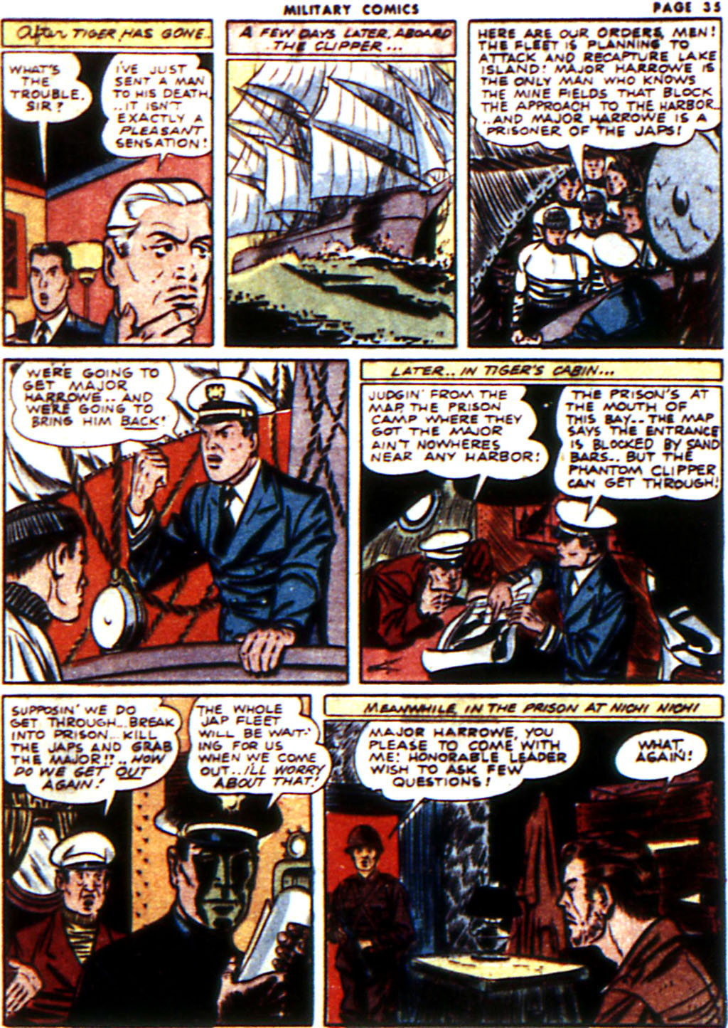 Military Comics #14 (Quality Comics), page 37. Public domain (US).