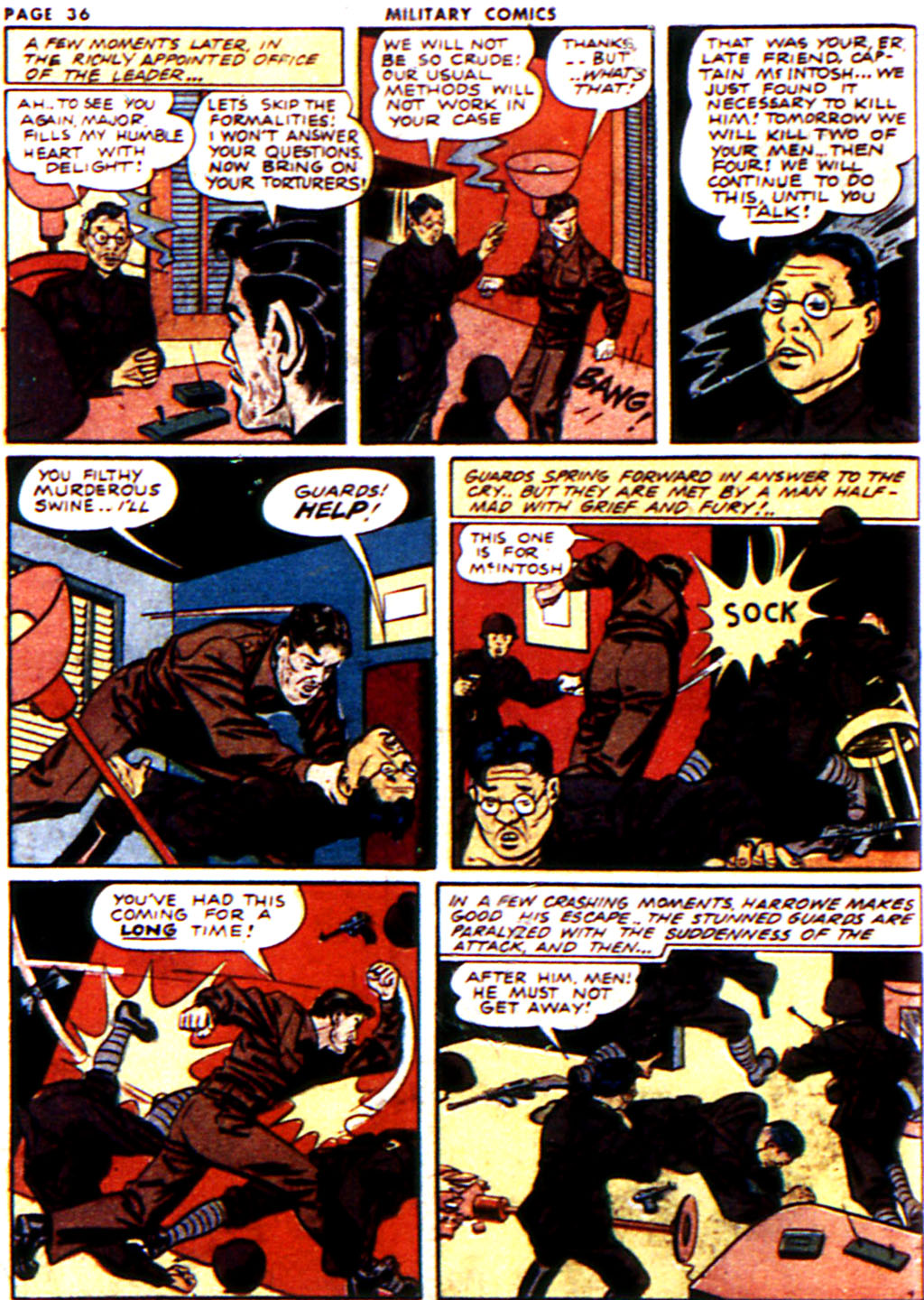 Military Comics #14 (Quality Comics), page 38. Public domain (US).