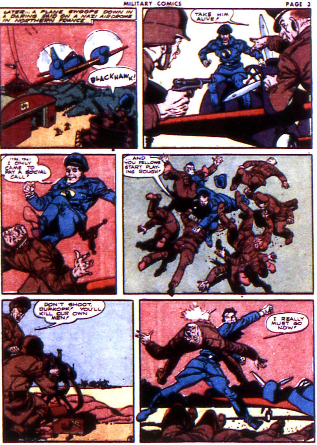 Military Comics #14 (Quality Comics), page 5. Public domain (US).
