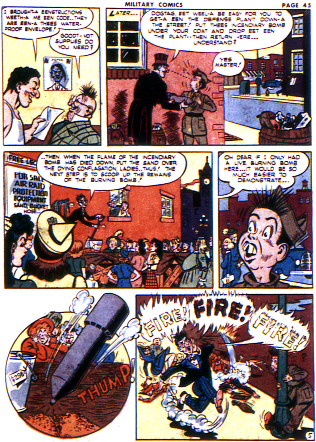 Military Comics #14 (Quality Comics), page 47. Public domain (US).