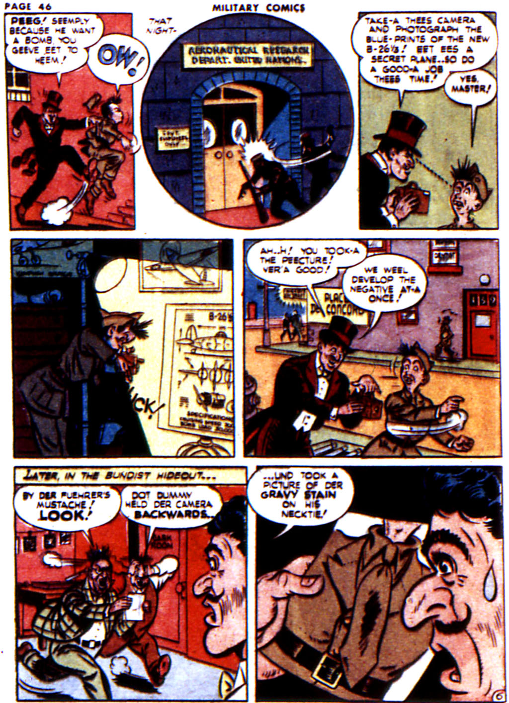 Military Comics #14 (Quality Comics), page 48. Public domain (US).