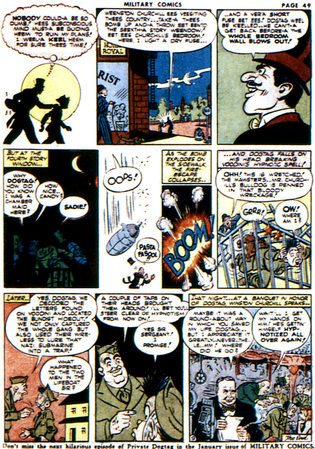 Military Comics #14 (Quality Comics), page 51. Public domain (US).