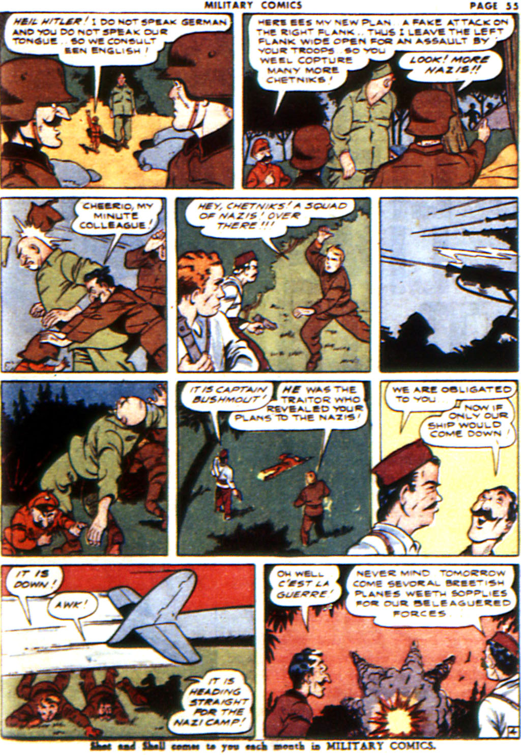 Military Comics #14 (Quality Comics), page 57. Public domain (US).