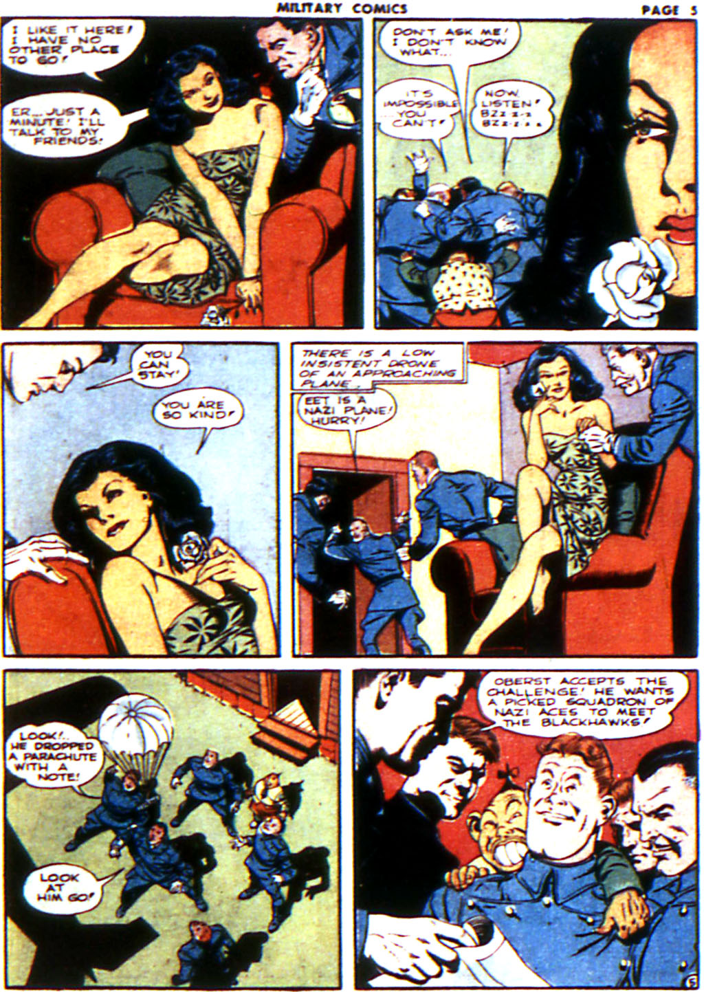 Military Comics #14 (Quality Comics), page 7. Public domain (US).