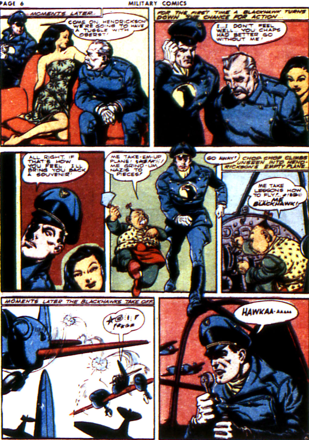 Military Comics #14 (Quality Comics), page 8. Public domain (US).