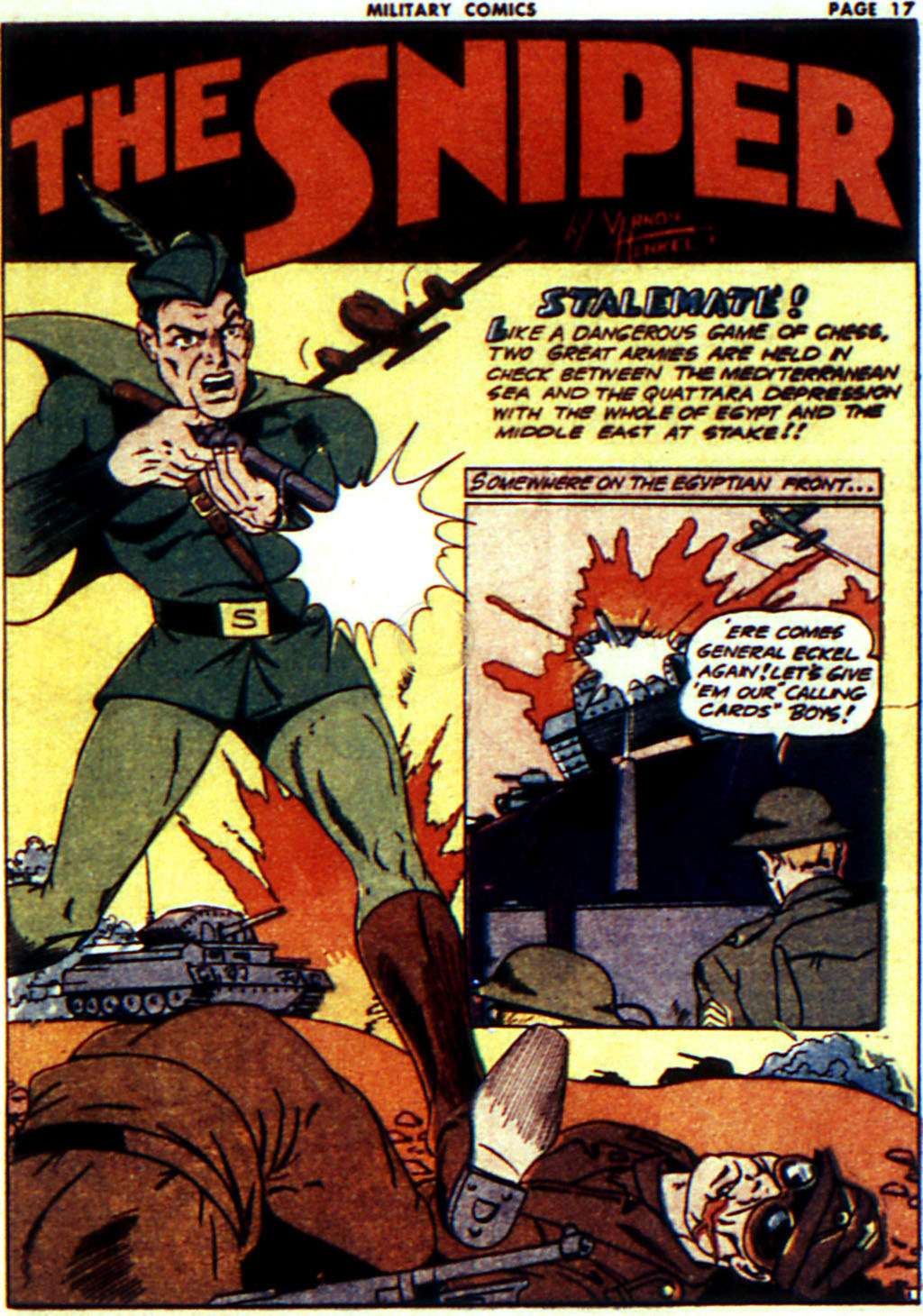 Military Comics #16 (Quality Comics), page 19. Public domain (US).