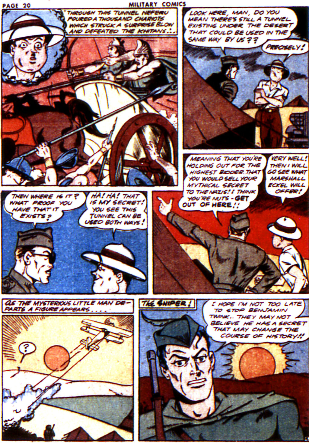 Military Comics #16 (Quality Comics), page 22. Public domain (US).