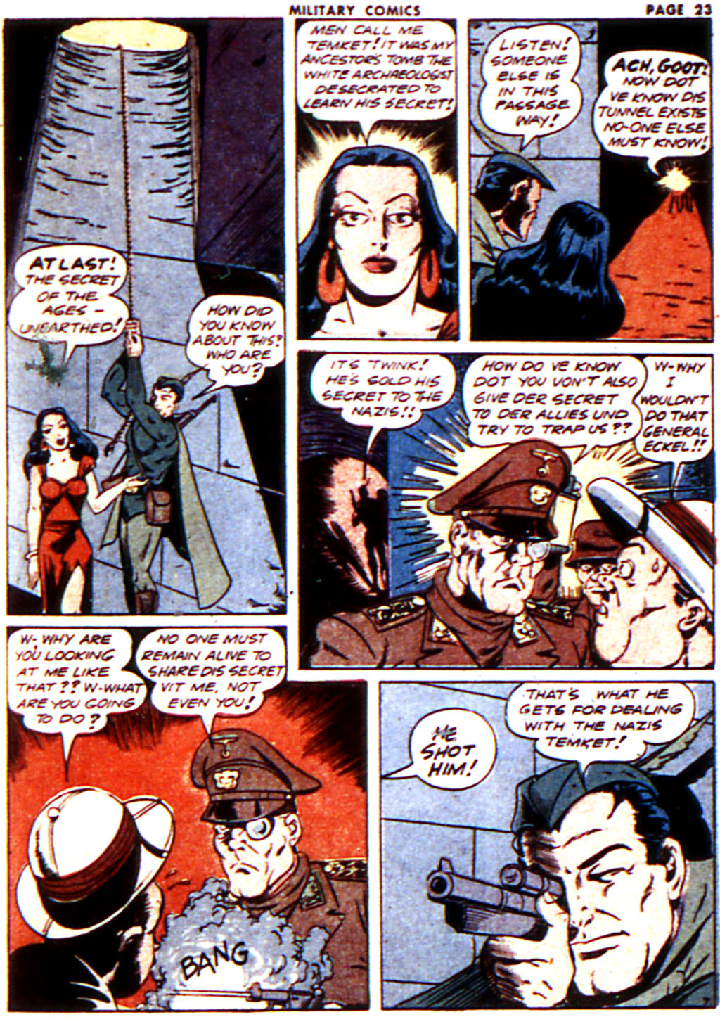 Military Comics #16 (Quality Comics), page 25. Public domain (US).