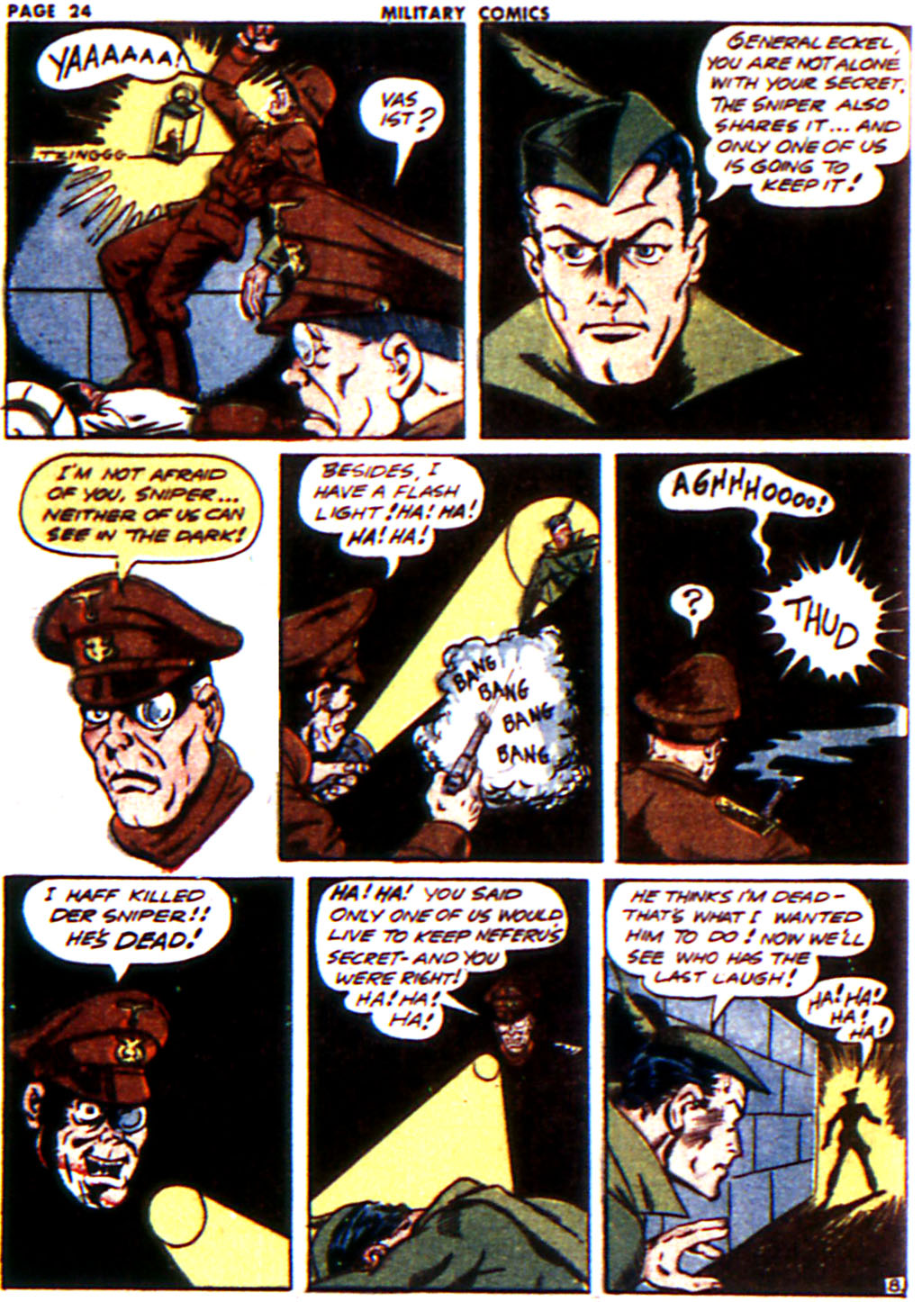 Military Comics #16 (Quality Comics), page 26. Public domain (US).